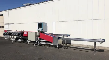 Strauss sorting machine for asparagus