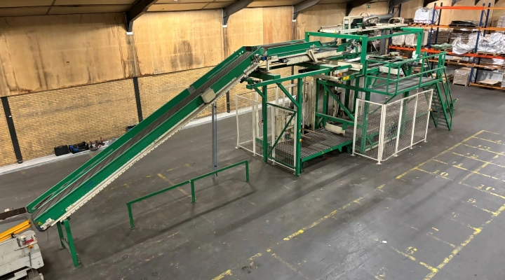 Symach De Feijter paletizer for bags