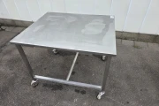 RVS werktafel, 120 x 100 cm
