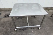 RVS werktafel, 120 x 100 cm