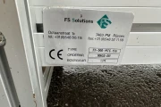 FS Solutions curved conveyor 90° with modular belt 45 cm