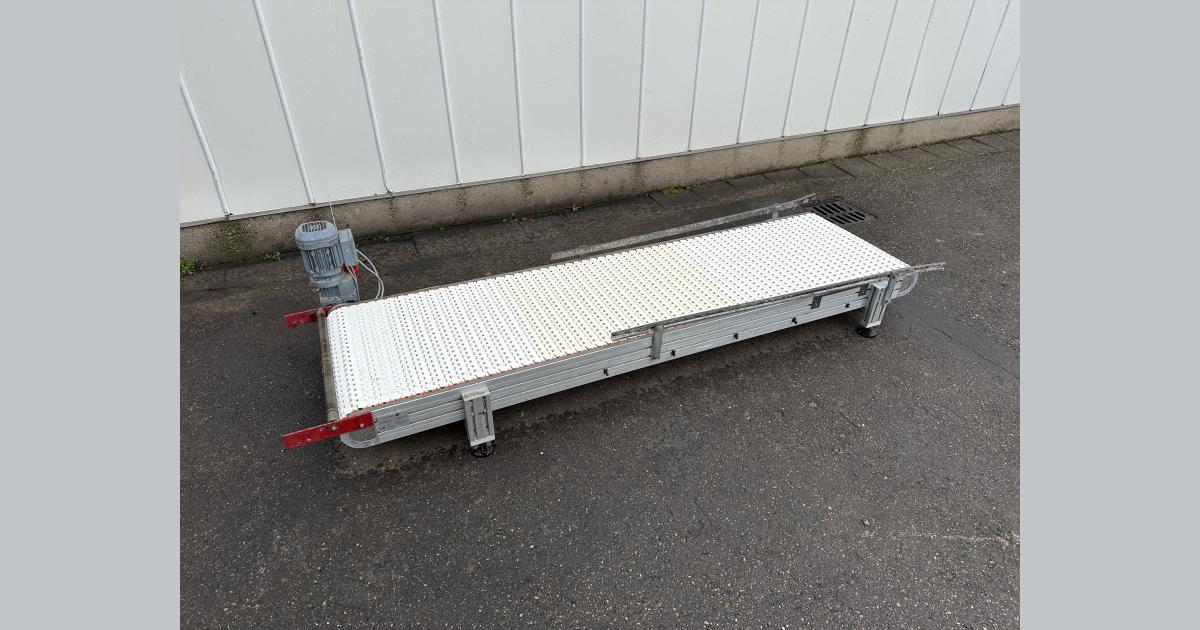 FS solutions transportband 235x 60 cm met PP modulaire band • Duijndam ...