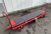 Taks harvesting trolley with roller conveyor track width 55 cm