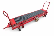Taks harvesting trolley with roller conveyor track width 55 cm
