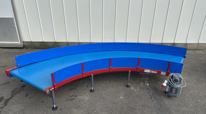 Taks R70 D curved conveyor 90° curved 240 x 90 cm