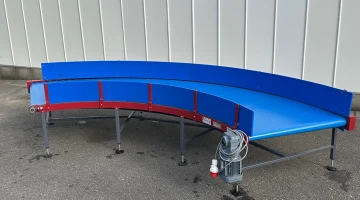 Taks RD-70 ívelt szállítószalag 90°-ban ívelt 240 x 90 cm