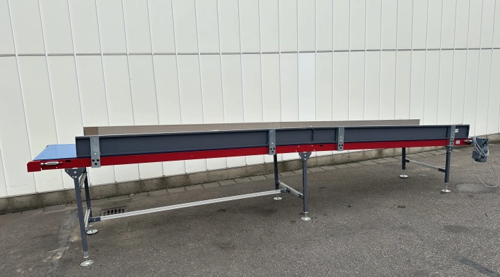 Taks vlakke transportband 580 x 100 cm
