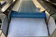 Tarend roller inspection conveyor 300 x 100 cm stainless steel with galvanised rollers