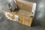 Teco T3 dozenvouwmachine met Robatech lijmmachine