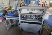 Tenrit VB1000 schilmachine voor asperges met invoer