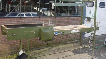 Przenośnik inspekcyjny Tibo-blokker z przenośnikiem dozującym