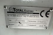 Total Systems ontbolmachine frequentie geregeld