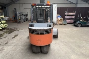 Toyota 02-8FDF15 forklift with Visser steering box and 3 adjustable-width pot forks