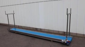 Transportador de aço inoxidável Freshtech 490 x 50 cm