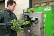 Example: Tumoba ST1 stripper for brussels sprouts and kale