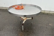 Turntable 120 cm stainless steel top