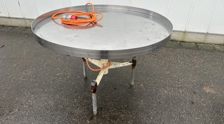 Turntable 120 cm stainless steel top
