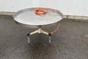 Turntable 120 cm stainless steel top