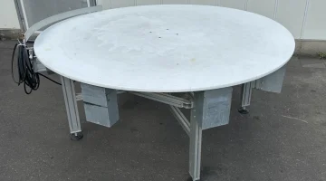 Viscon AK 2000 mesa giratorias 200 cm con tapa de HDPE