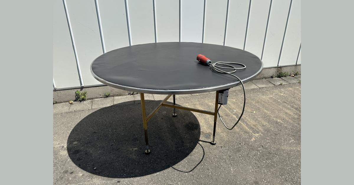 Turntable with soft top 150 cm • Duijndam Machines