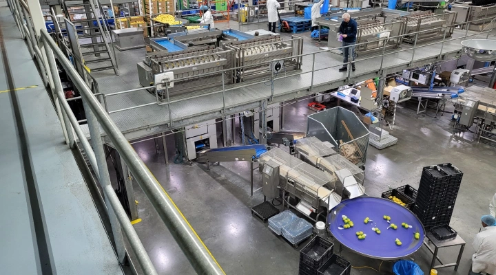 S&B weighing machines with Affeldt clipping machines and Ishida control weighing machines