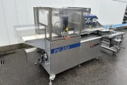 Ulma PV-350 flow pack machine with long infeed conveyor