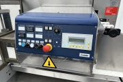 Ulma PV-350 flow pack machine with long infeed conveyor