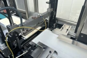 : Ulma PV-350 LSHI flow pack machine with feeding conveyor