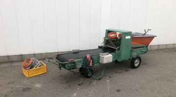 Unger soil blocking machine with seeder