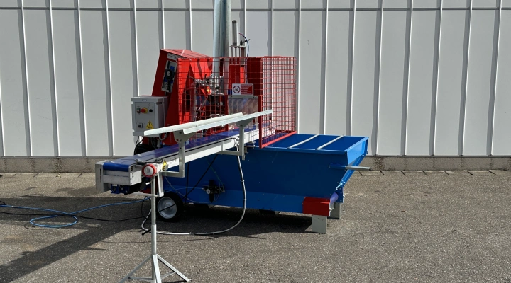 Urbinati IA2400-C potting machine with potdispenser and ejection