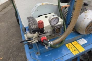 Weterings spraying wagon with electric hosereel