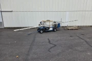 Weterings spraying wagon with electric hosereel