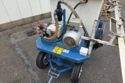 Weterings spraying wagon with electric hosereel