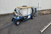 Weterings spraying wagon with electric hosereel