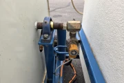 Weterings spraying wagon with electric hosereel