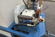 Weterings spraying wagon with electric hosereel