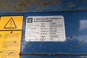 Weterings spraying wagon with electric hosereel