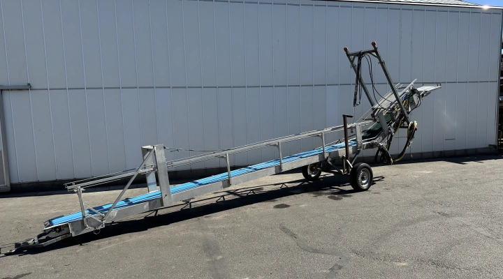 Van den Beucken harvesting conveyor 850 x 40 cm for boxes