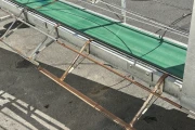 Van den Beucken harvesting conveyor 960 x 40 cm for boxes