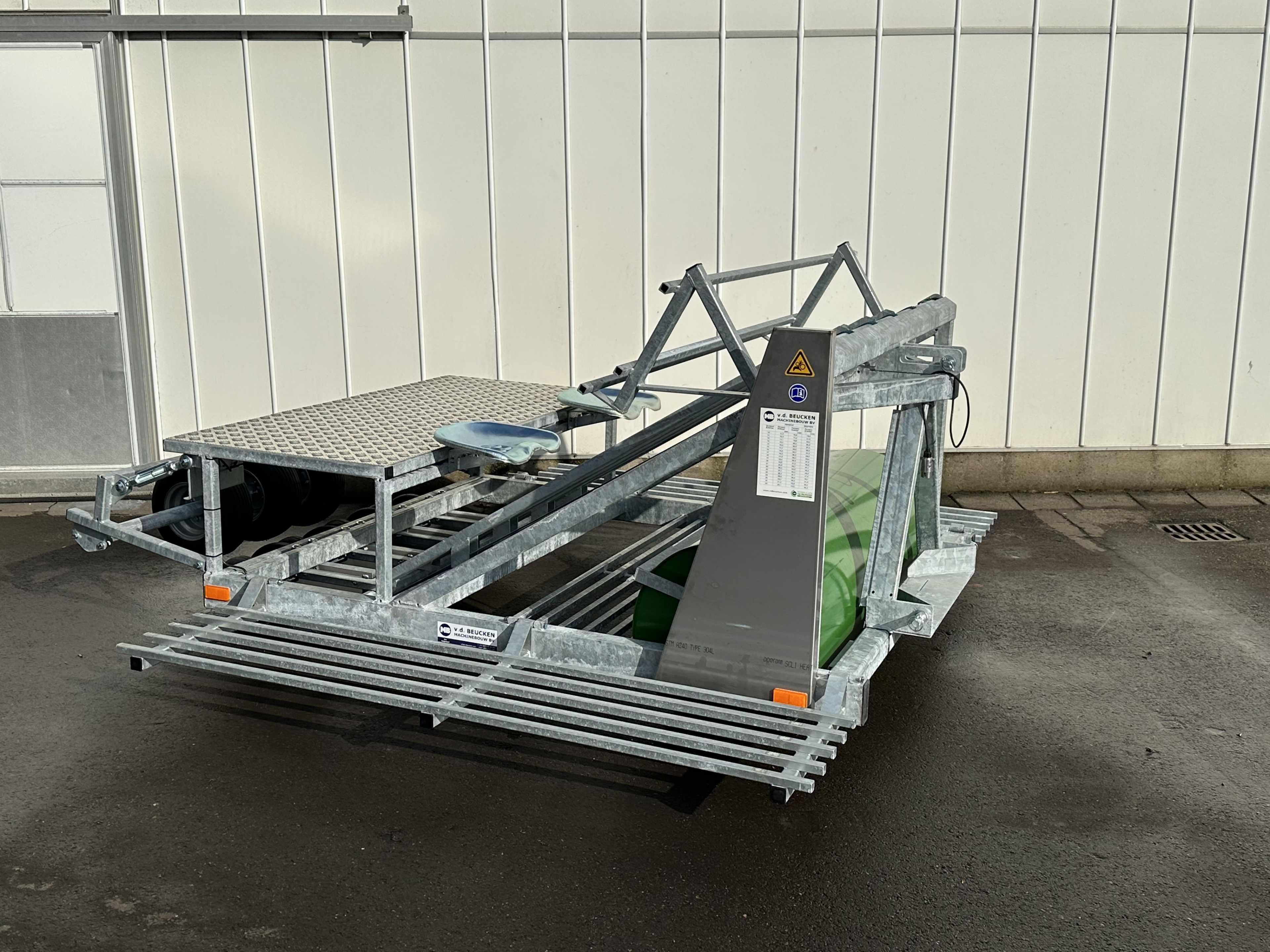 Piantatrice per pacciamatura Hortus / Hortech H2 per blocchi di