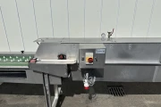 Van Lengerich asparagus washing & cutting machine with double brush