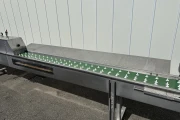Van Lengerich asparagus washing & cutting machine with double brush