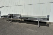Van Lengerich asparagus washing & cutting machine with double brush