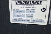 Vanderlande TTB - 800 - 4x24 - MIH containervulband 4 delig, 2400 x 80 cm