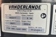 Vanderlande TTB - 800 - 4x24 - MIH containervulband 4 delig, 2400 x 80 cm