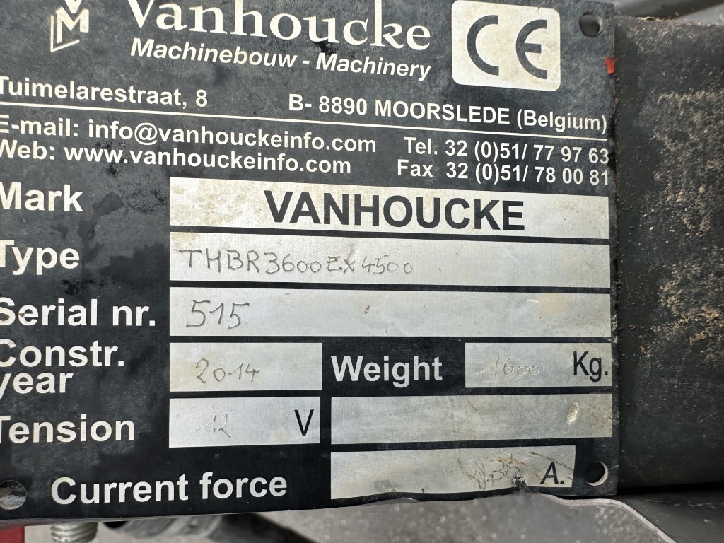 Vanhoucke THBR3600EX4500 ���������� ����� 360 - 450 ��