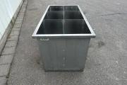 Verbruggen water container stainless steel for asparagus with 6 compartments