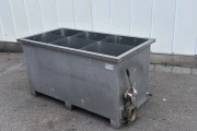 Verbruggen water container stainless steel for asparagus with 6 compartments