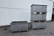 Verbruggen water container stainless steel for asparagus with 6 compartments