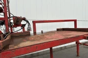Verhoest leek harvester automatic Plate filler – horizontal filling with leek with 10 rolls